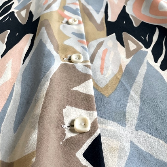 VINTAGE 80’s print circle skirt, women’s size small - Picture 5 of 5